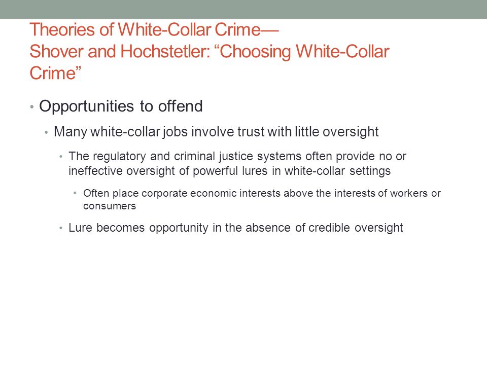 Social Learning Theory In White-Collar Crime-Enron Scandal